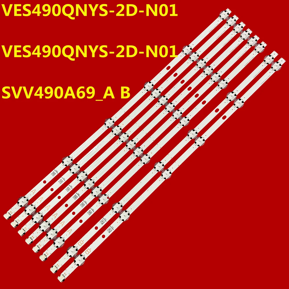 New 10set LED Strip JL.D49061330-078AS-M_V05 JL.D49061330-078HS-M_V04 For TX-49GX550B TX-49GS352B TX-49FX555B TX-49FS352B