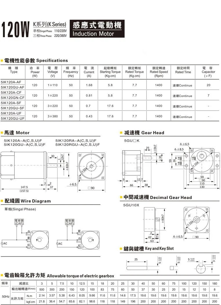 120w Ac Gear Reducer 220v Speed Regulating Motor Ftk Mask Machine Gear Reducer Motor Send To Spain