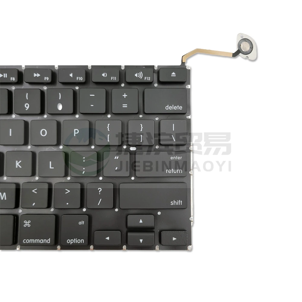 Nuevo A1286 para Macbook Pro 15 "teclado de repuesto EE. UU. Reino Unido ruso francés España versión árabe 2009 2010 2011 2012 año