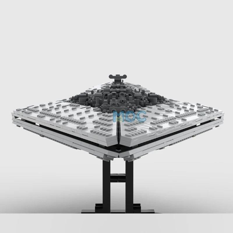 Blocs de construction MOC vaisseau spatial, modèle d'avion Dreadnought, combattant, briques à monter soi-même, ensemble d'assemblage, jouets de Collection, affichage, cadeaux de noël, 1491 pièces