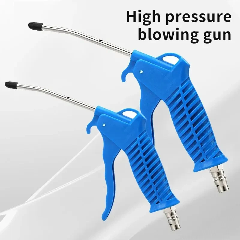 Dust Removal Gun Pneumatic Hardware Tool Blowing Air Soot Blowing Gun Air Pump Extended Nozzles High Pressure Dust Blowing Gun