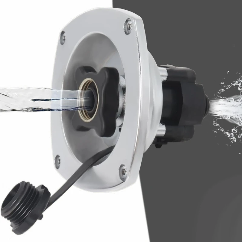 U13C RVs Campers Water Fill Inlet Check Valves Connection PP Construction Leakproof
