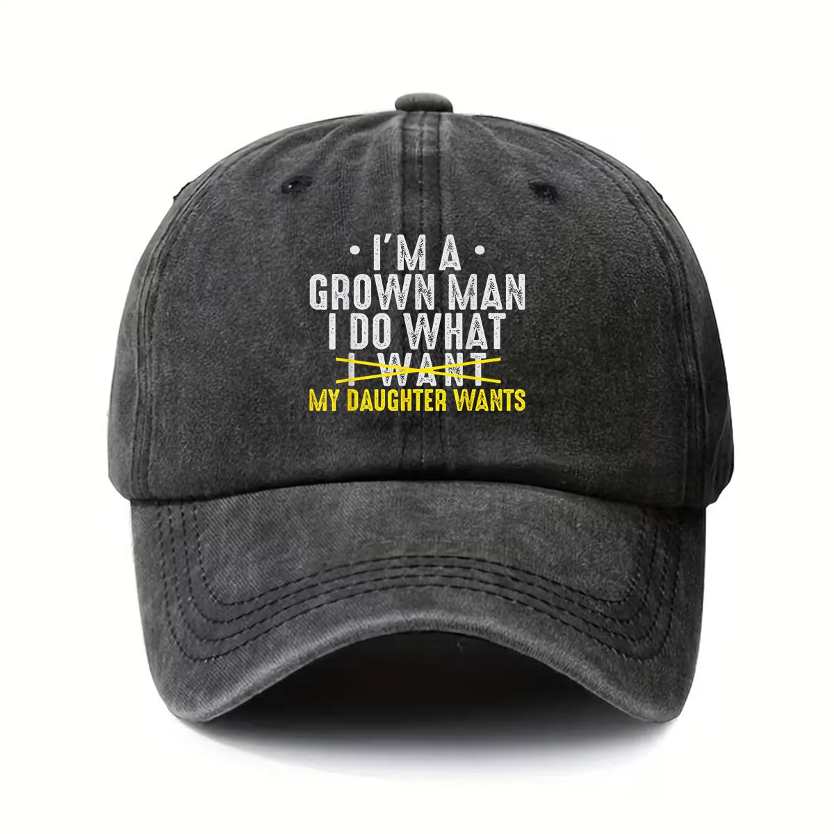 1 Men's Unisex Vintage Baseball Cap with the Phrase 
