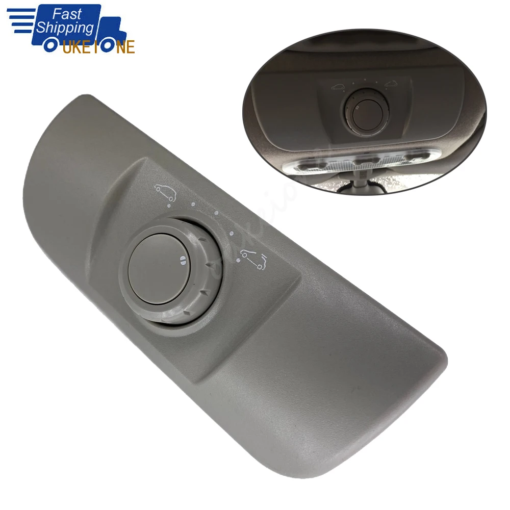 Interruptor de Control de ventana de techo solar para Renault Scenic Laguna Megane MK2, Panel de perilla, marco de cubierta, piezas de repuesto, accesorios grises para coche