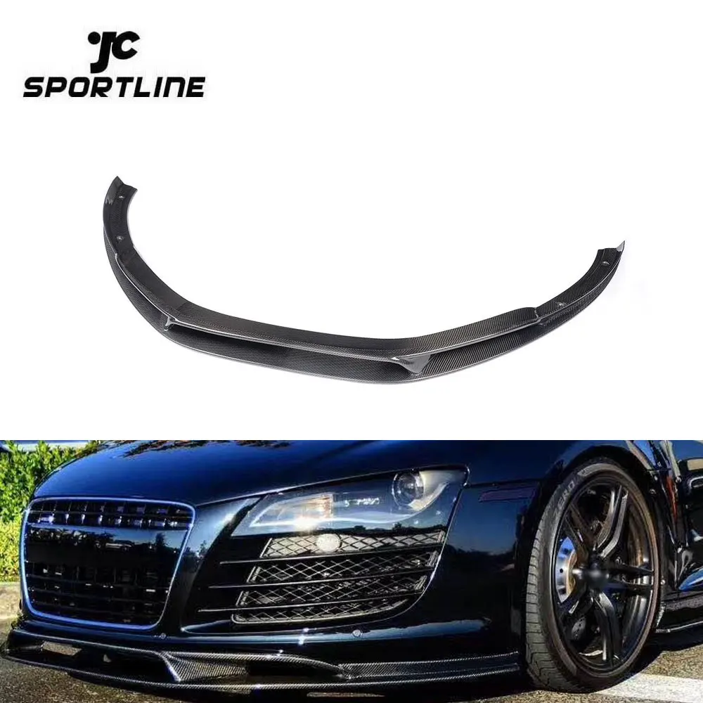 

Carbon Fiber Front Bumper Lip Splitter Spoiler For Audi R8 GT V8 V10 2008 - 2015 Aero Kit