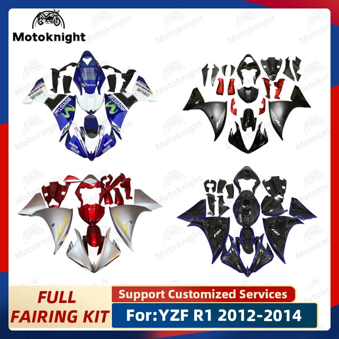 Motorcycle Fairings Kit For YAMAHA YZF R1 2012 2013 2014 YZF-R1 12 13 14 Body Rebuild ABS Plastic Shark Bodywork Fairing