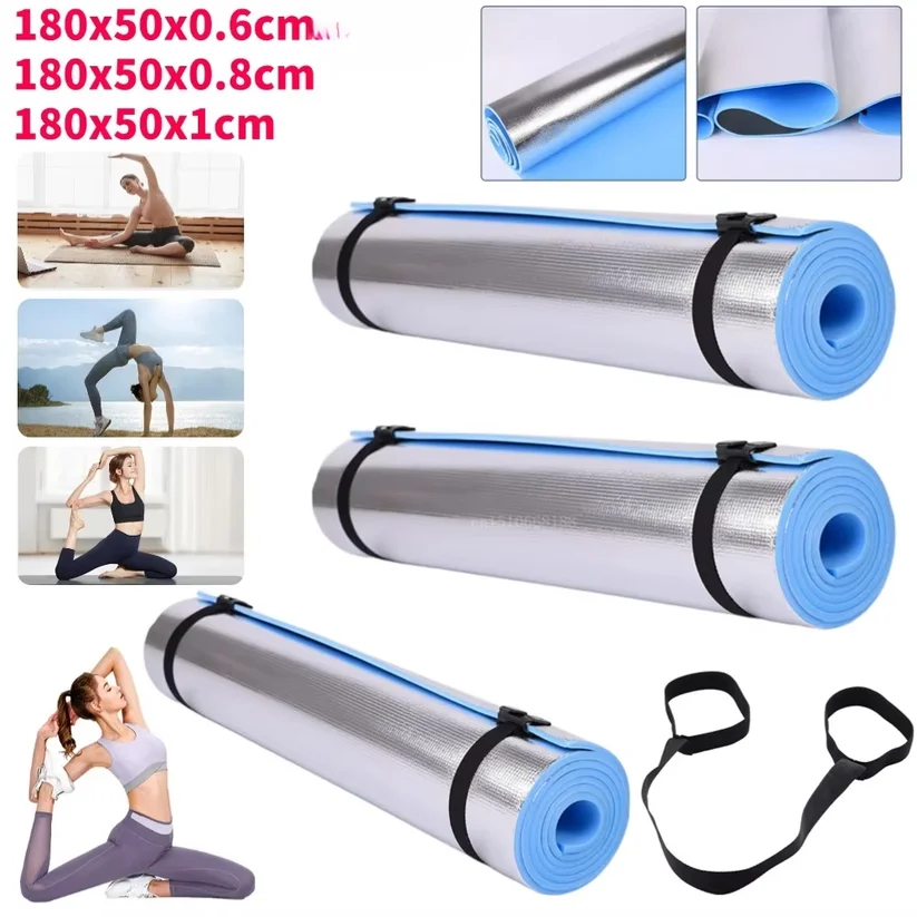 6/8/10MM Thick Yoga Mat Anti-skid Sports Fitness Mat EVA Comfort Foam Yoga Matt for Exercise Yoga and Pilates Gymnastics Mat