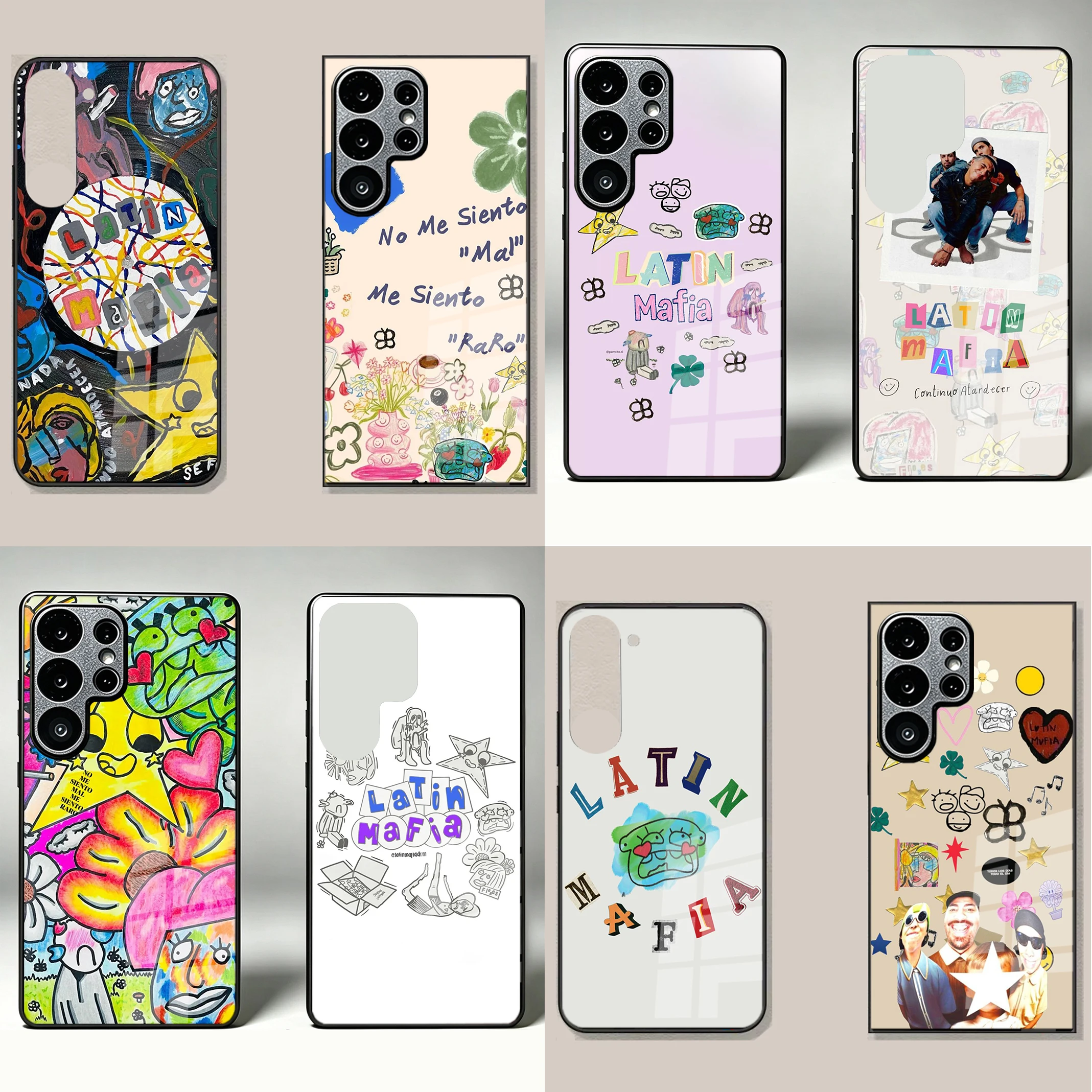 Latin Mafia Phone Case For Samsung Galaxy S26 S24 FE S25 EDGE S23 S22 ULTRA S21 S20 PLUS S10 LITE Glass Photo Mirror Etc Series
