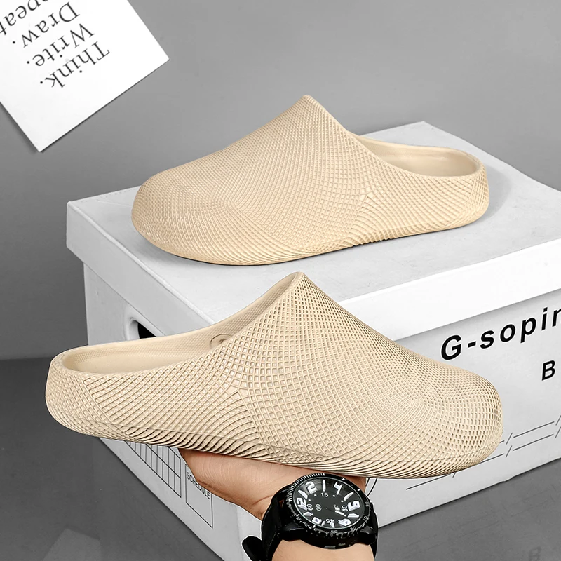 Summer New Style Unisex Couples' Thick-Soled Closed-Toe Sandals Beach Sandals