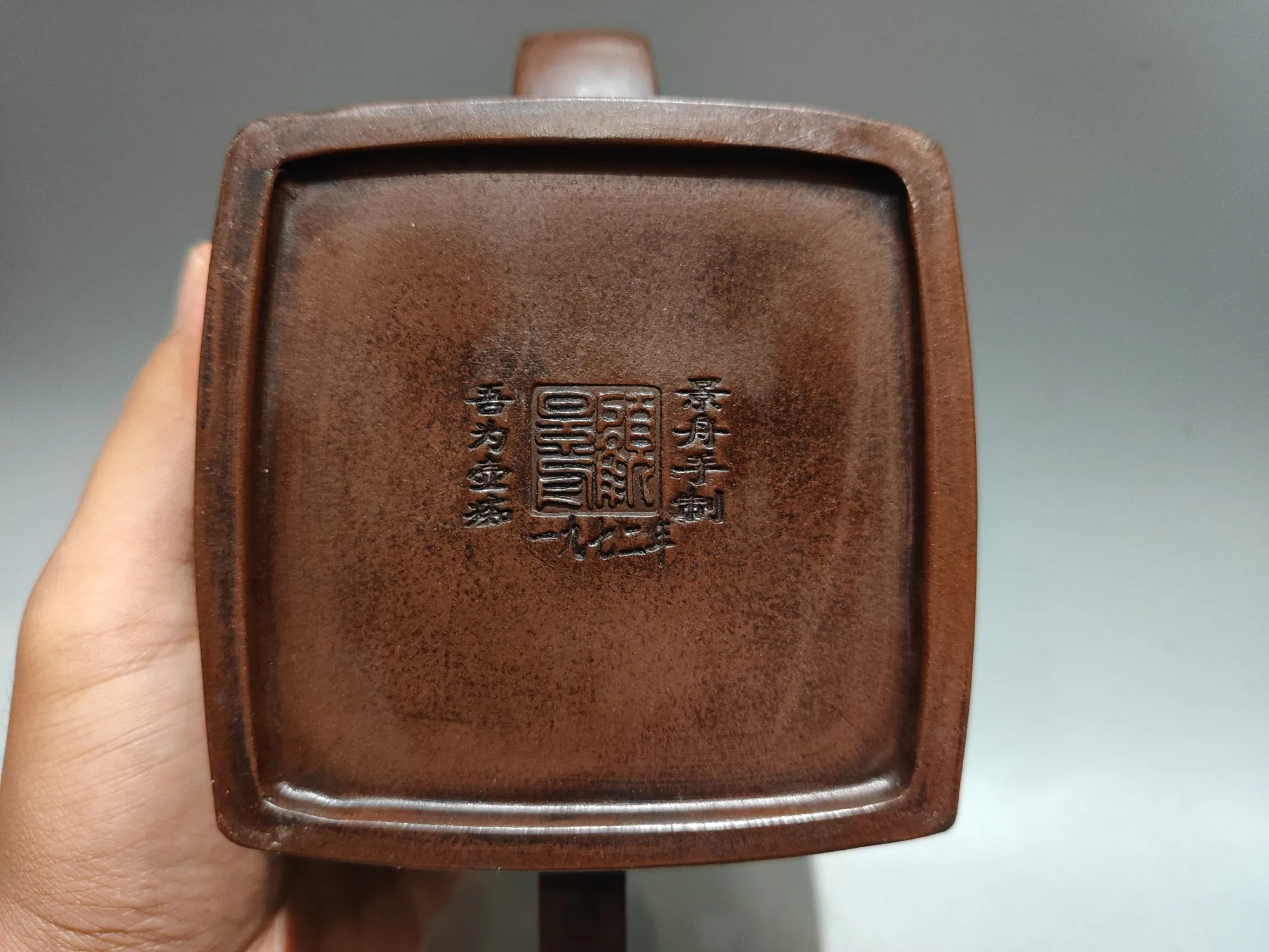 8 "الصينية ييشينغ الأرجواني الطين إبريق الشاي التنين تمثال غطاء المشهد نمط أربعة جوانب إبريق الشاي غلاية إبريق الشاي حفل الشاي