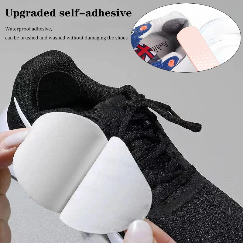 4pcs Sneaker Mesh Upper Repair Insole Patch Shoe Hole Self Adhesive Firm Durable Multifunctional Heel Repair Adhesive Patch