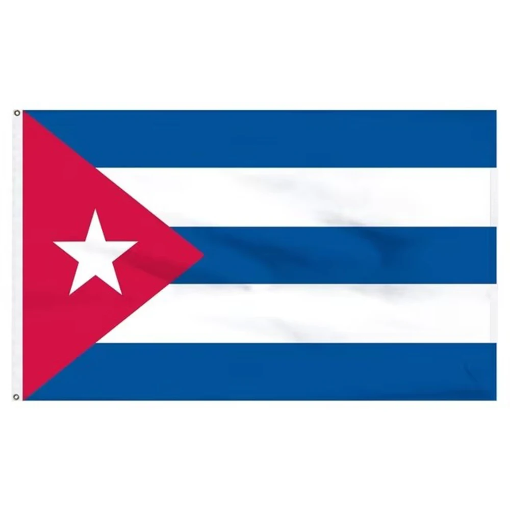 cu cub cuba flag For Decoration flag with any brand logo on the flag banner 90x150 digital print flag