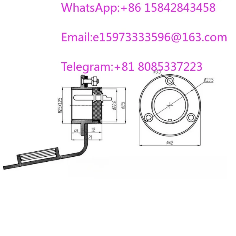 25MGX25-2 Multi-core Circular Aviation Connector 3-12 Pin Industrial Cable Socket Plug