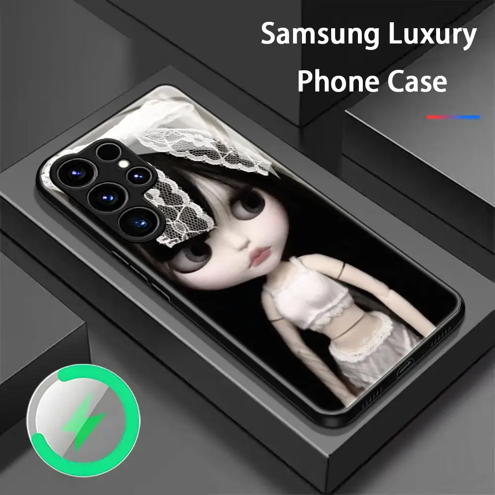 Cute Bl-ytheS doll fashion Phone Case For Samsung S26 S25 S24 S23 S22 S21 S20 Plus Ultra Fold A Glass Magnetic Case