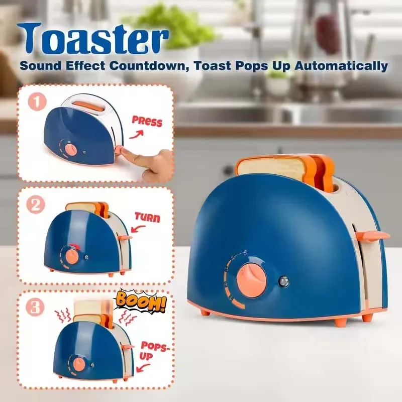 Mini appareils ménagers de Simulation pour enfants, jouets légers, cadeau, jeu de rôle de cuisine, jeux de cuisine électriques interactifs