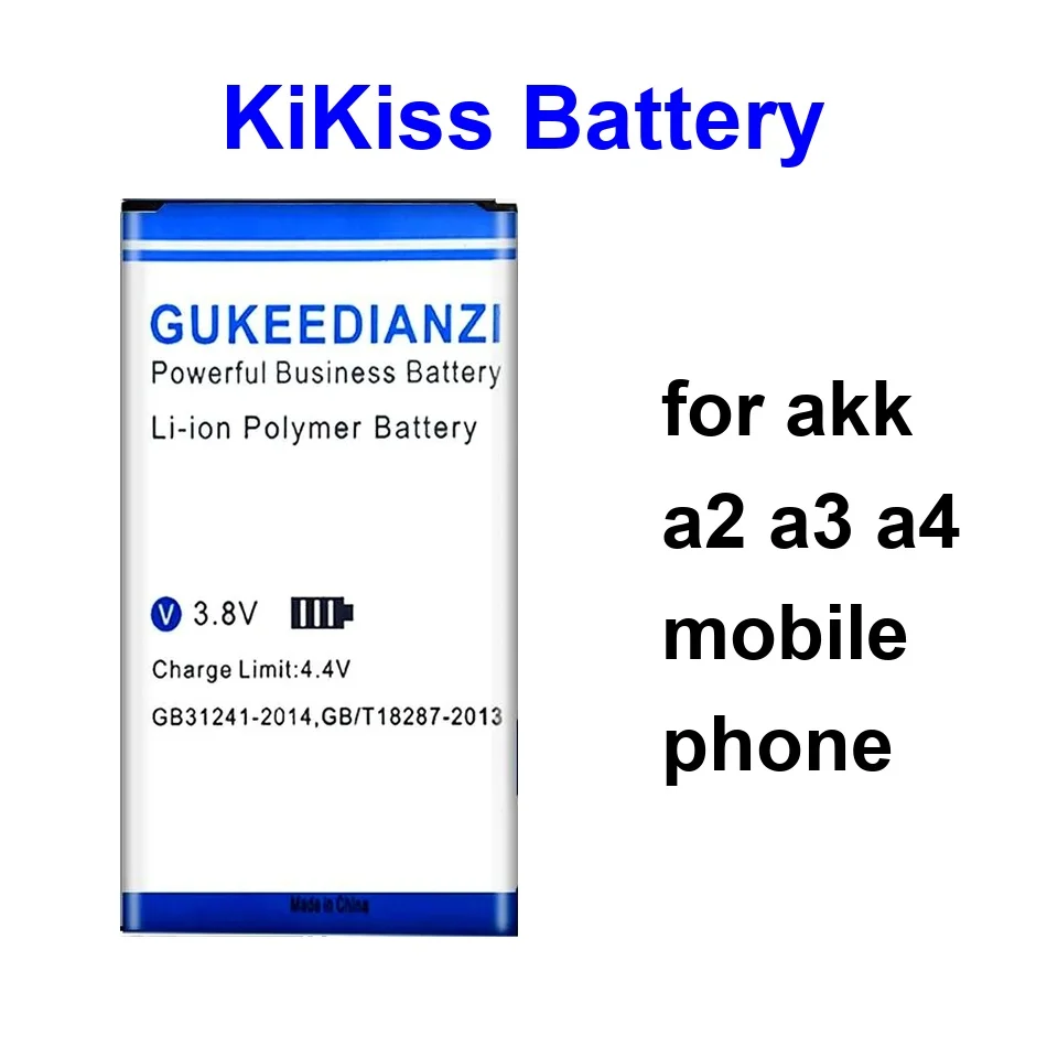 

Mobile Phone Battery Reliable Power 2550-2850Mah For Akk A2 A3 A4