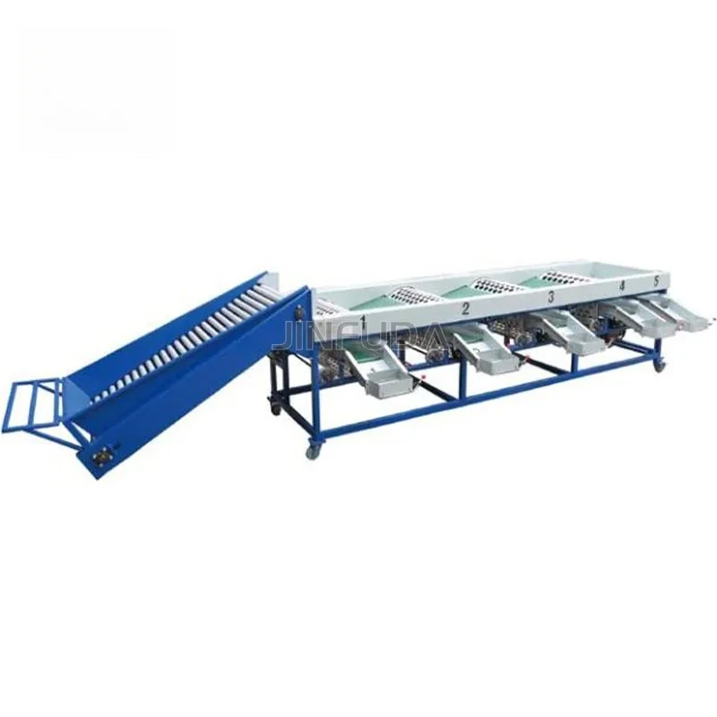 Automatic Apple Orange Peach Tomato Avocado Potato Grading Fruit Sorting Machine