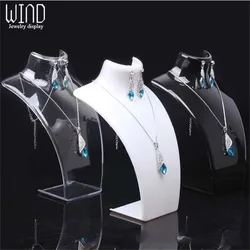 Three Colors 20*13.5*7.5CM Mannequin Necklace Jewelry Pendant Display Stand Holder Show Decorate Jewelry Display Shelf