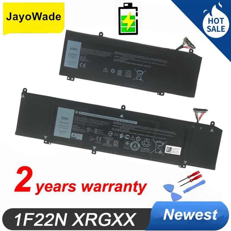 

1F22N XRGXX Laptop Battery For Dell ALIENWARE 2018 orion M15 M17 R1 P82F P40E P79F P37E Inspiron G5 5590 G7 7590 7790 Batteries