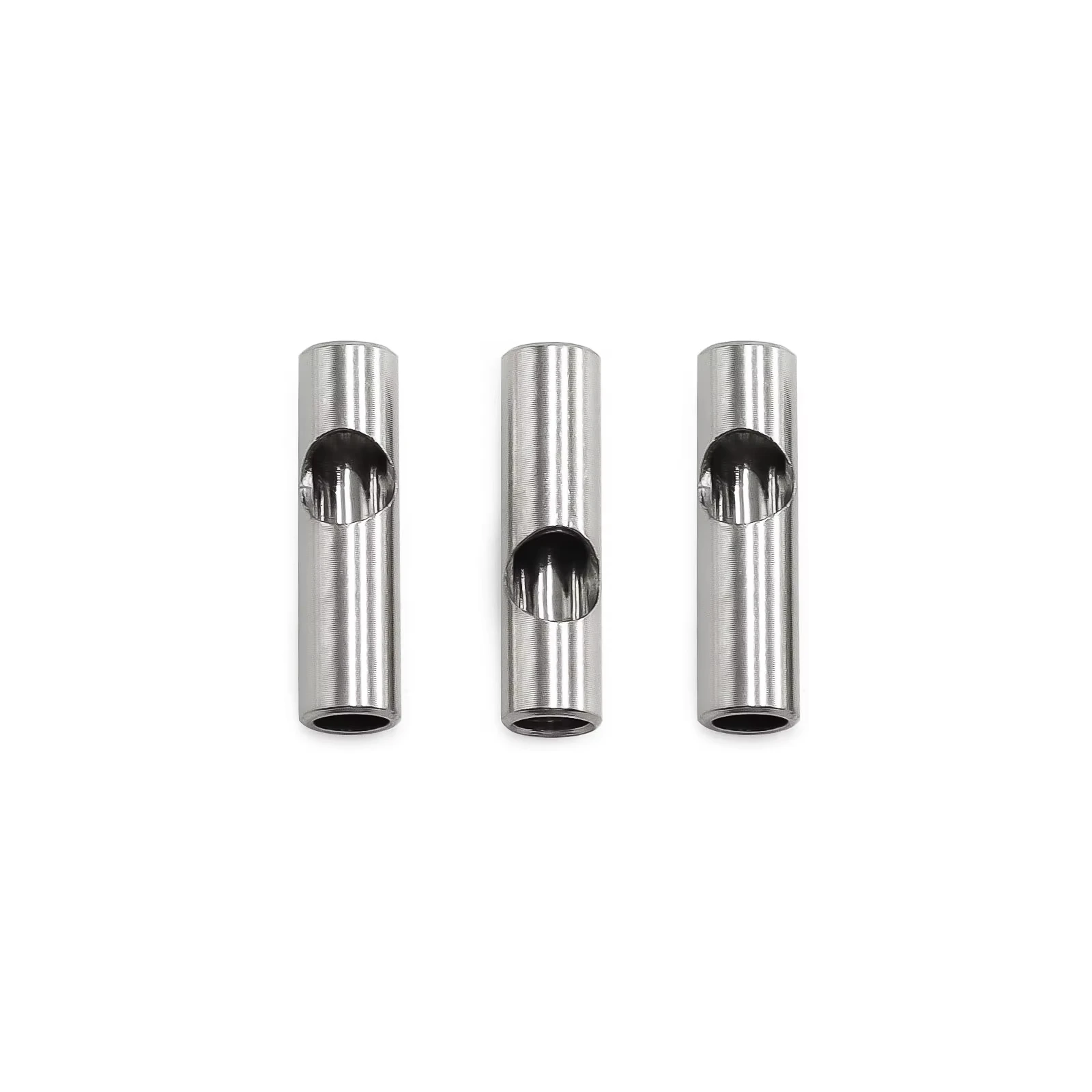 Precision Stainless Steel Motor Gear Adapter 2.3mm to 3.175mm Shaft Coupler RC Car Hobbywing Fusion Mini 16 30A 3000KV 1/3pcs