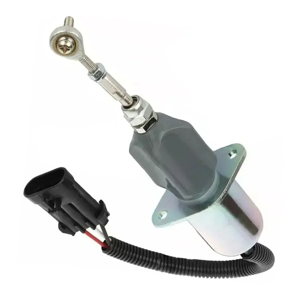 Fuel Cutoff Solenoid Valve 6681513 For Bobcat Skid Steer Loader T190 S185 S175 S160 12V Compatible With 6681512
