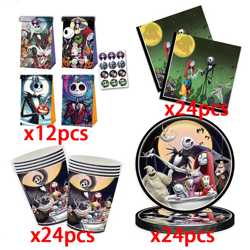 

The Nightmare Before Christmas Party Decoration Baby Photo Props Cartoon Aluminum Film Balloons Halloween Party Balloon Supplies