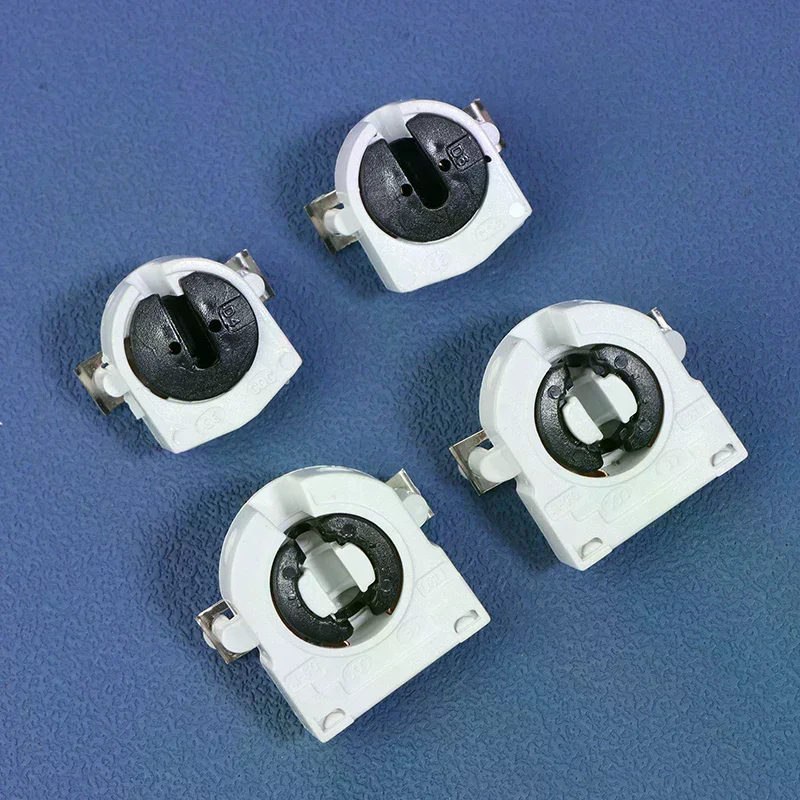 5Pcs T5 T8 Fluorescent Light Holder G5 G13 Base Non-Shunted Heat-Resistant Lamp Socket AC 500V 2A For LED Fluorescent Light Tube