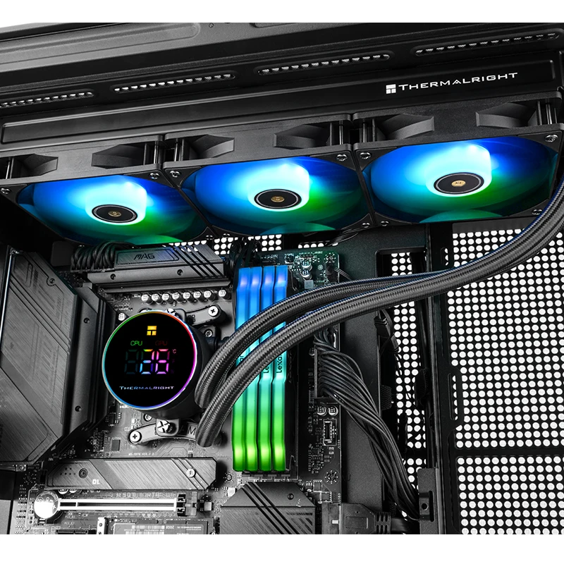 Afbeelding 7: Thermalright FROZEN MAGIC 360 DIGITALE CPU Alles-in-één digitale waterkoeler Magnetisch ontwerp met koude kop LGA1851/1700 AM5
