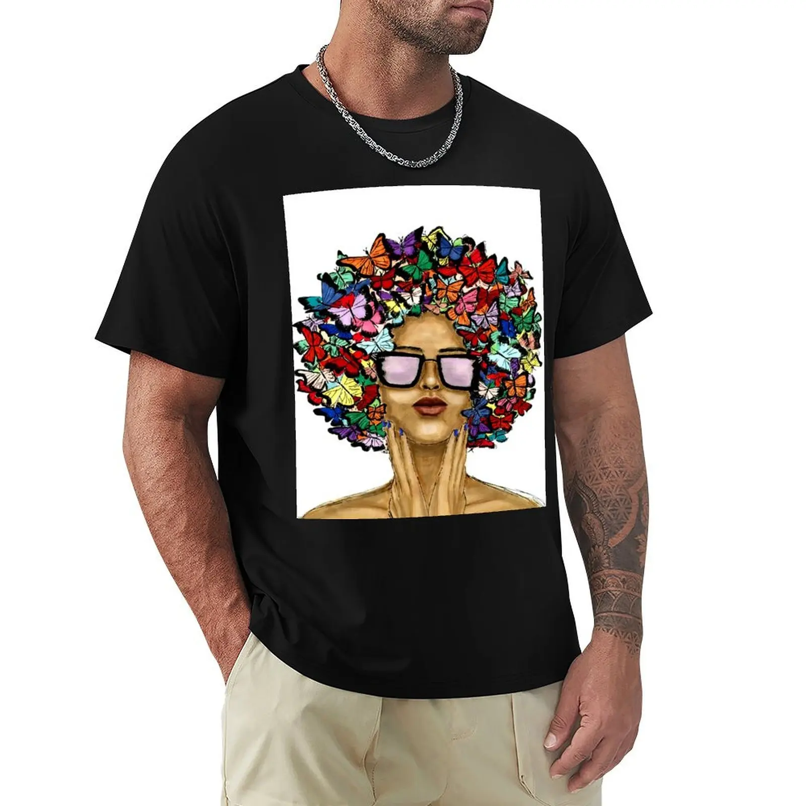 

Butterfro T-Shirt Creative Graphic Tee Shirt