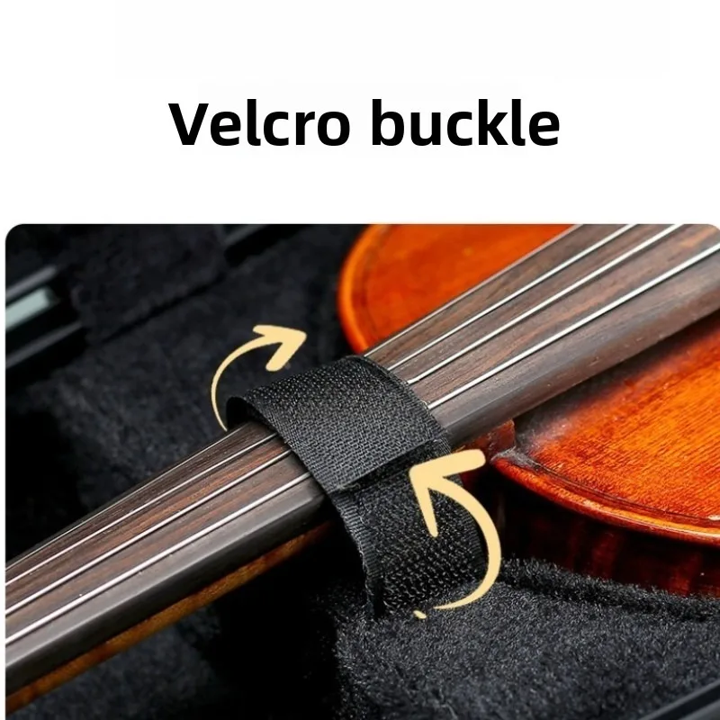 Carbon Fiber Violin Case Anti Drop Anti-collision Protection Case Portable Violin Bag Light Musical Instrument Accessories