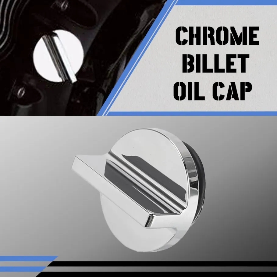 

For Kawasaki Vulcan 800 VN800 1995-2005 Vulcan800 Drifter 2001-06 Motorcycle Accessories CHROME BILLET OIL FILLER CAP Oil screw