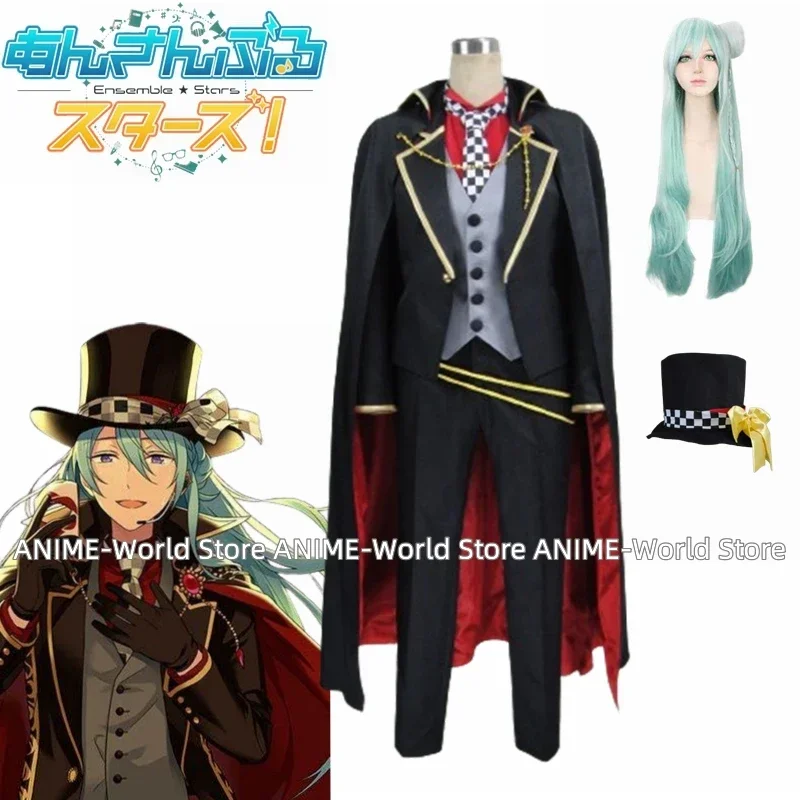

《Custom Size》Anime Ensemble Stars Brilliant Thief Wataru Hibiki Cosplay Costume Halloween Any Size Wig