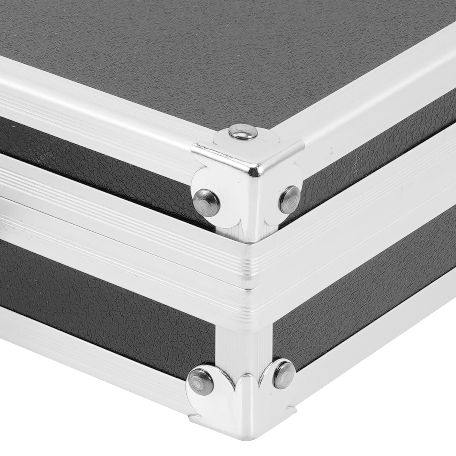 

Portable Password Box Aluminum Alloy Hard Shell Large Capacity Storage Case for Makeup Money Tool Medicine Box Black Square