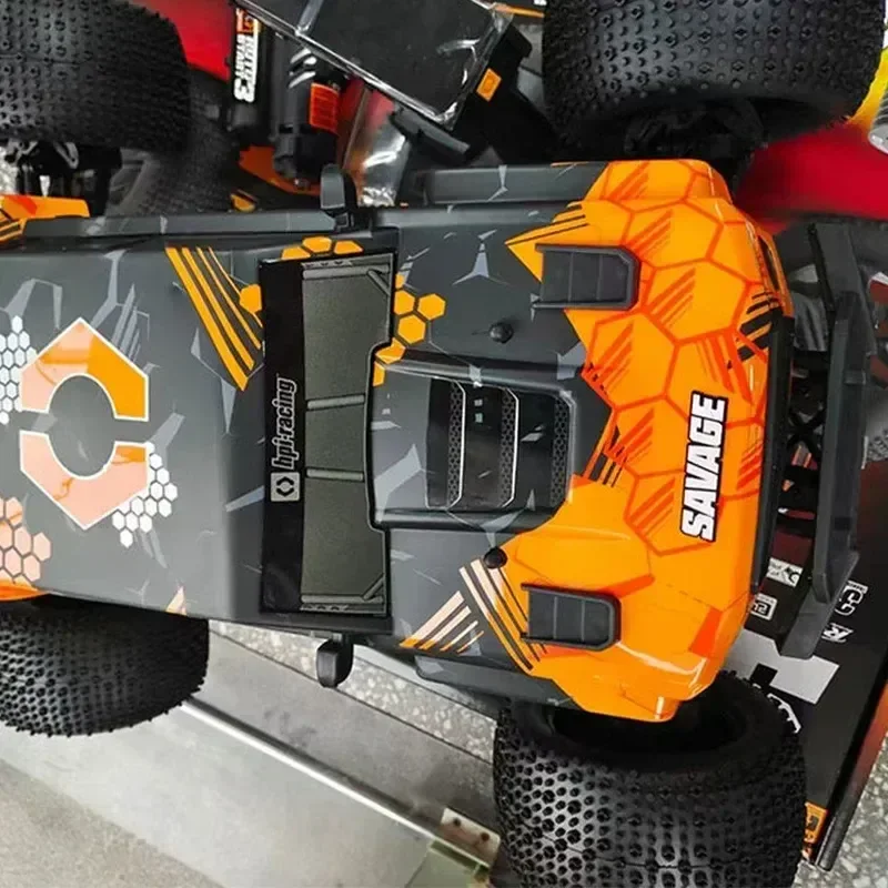 HPI RC 자동차 1/8 스케일 4WD 브러시리스 Savage X Flux V2 GT-6 오프로드 등반 차량 2.4G 리모컨 확장형 대형 시뮬레이션