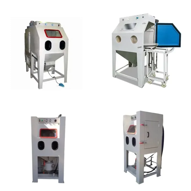 High Quality Dust Free Steam Sandblasting Cabinet Water Sandblasting Equipment Machine