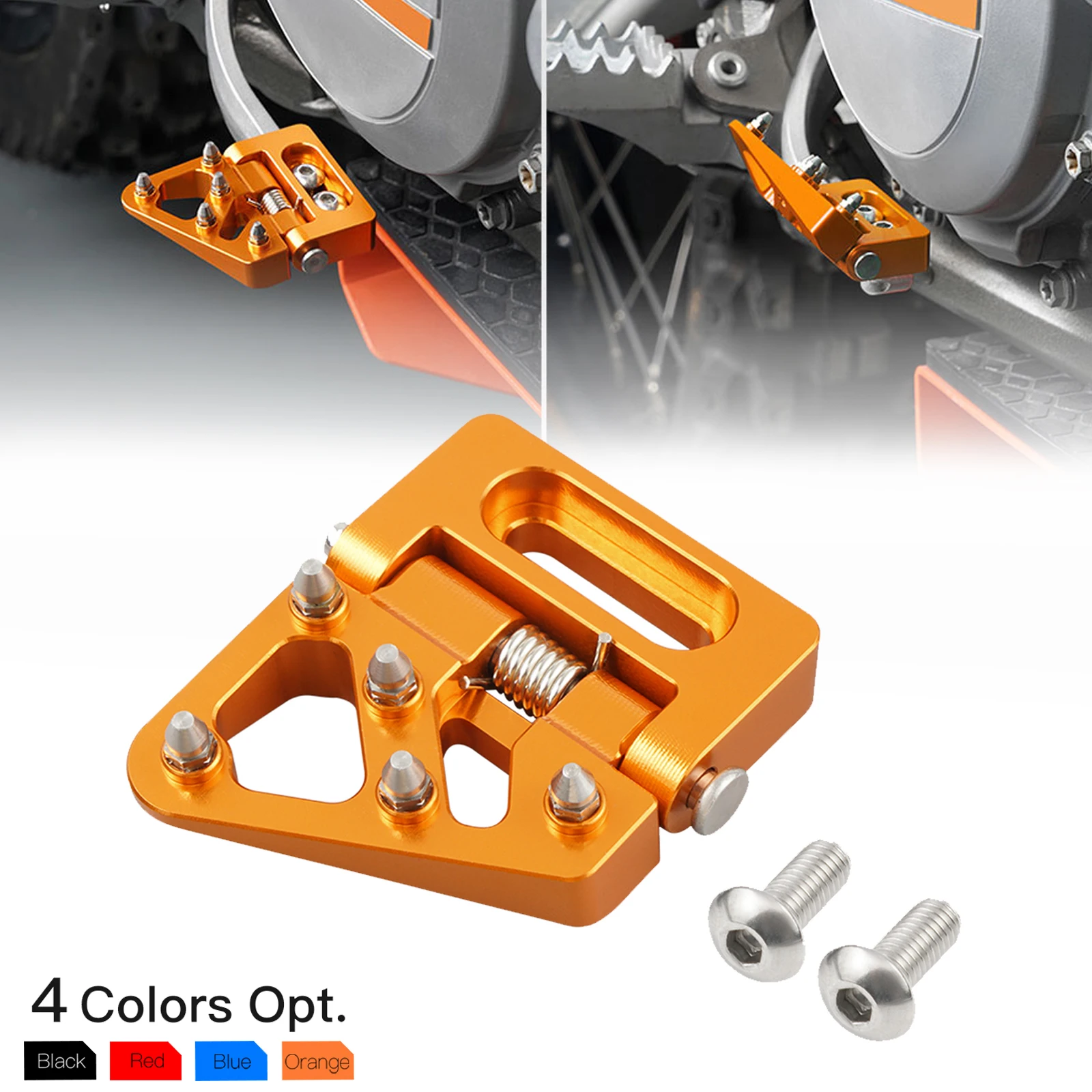 

For KTM 390 790 890 Adventure 2021-2023 Motorcycle Rear Brake Pedal Step Plate 690 Enduro R 690 SMC R 1290 Super Adventure R S T