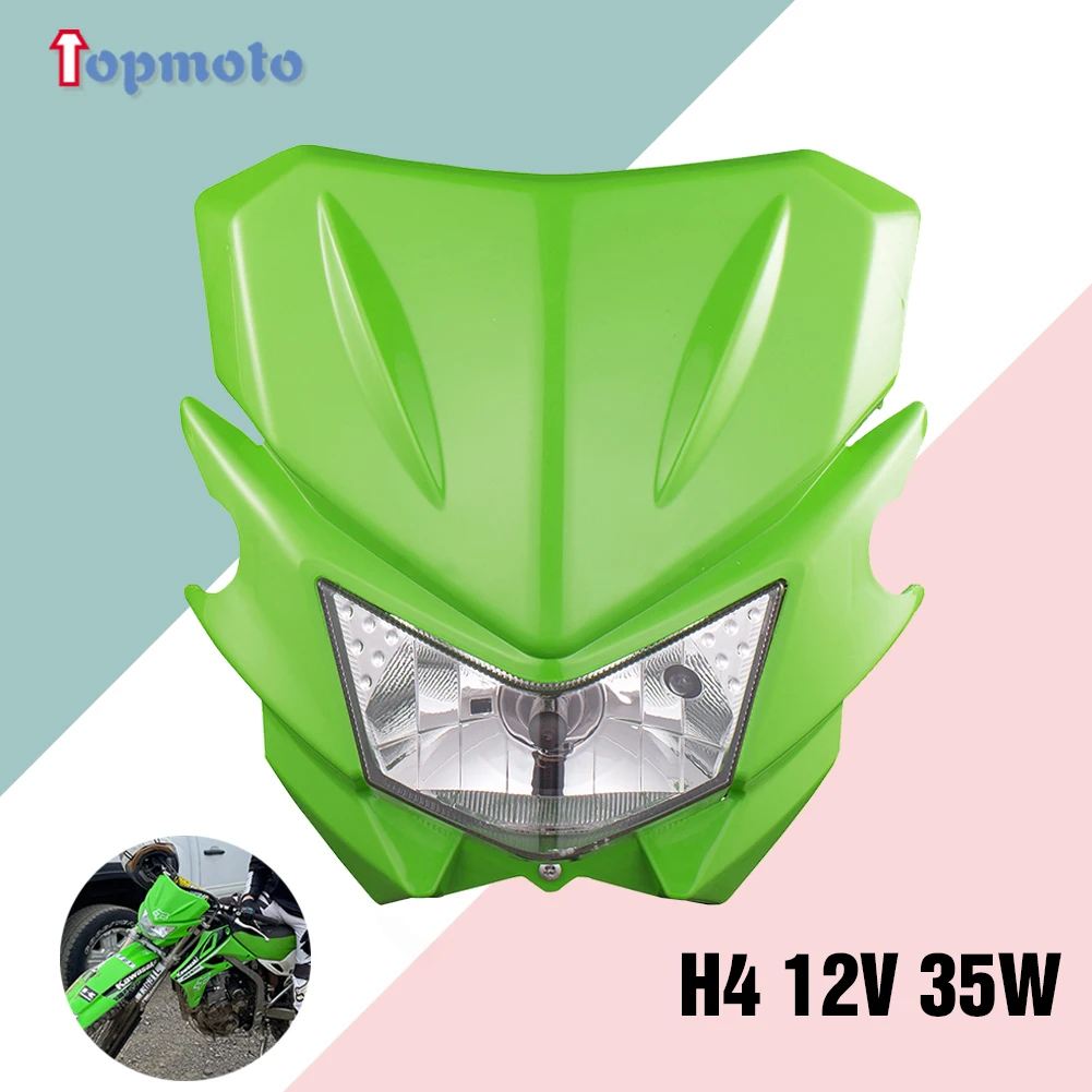 New Motorcycle Head Light Headlight Headlamp For Kawasaki KX250F KX250 450 KX450F KX KLX 450R 110-501 Motocross Enduro