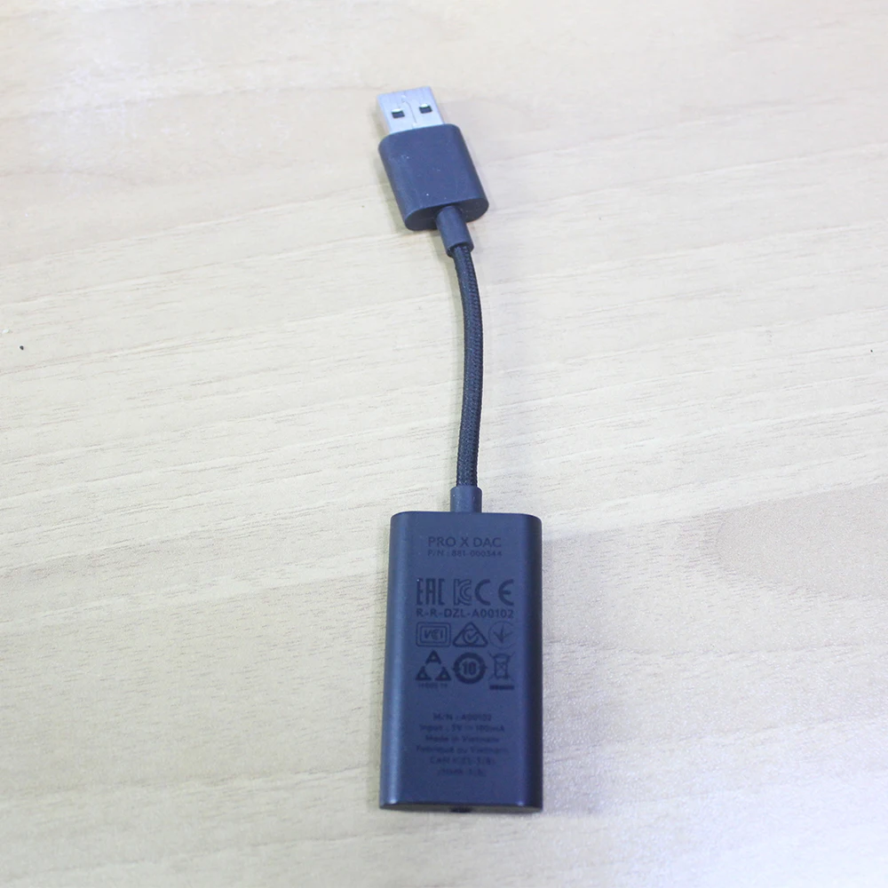 Logitech G Pro X DAC Adattatore audio USB Dongle per scheda audio HD da 3,5 mm per cuffie da gioco
