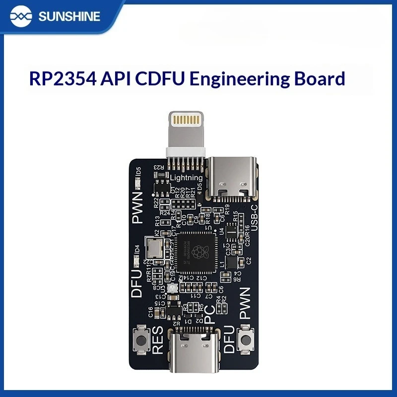 SUNSHINE RP2354A PICO Engineering Box DFU Mode Tool  Third‑Gen Chip Pico DFU Engineering Board One-Click USB Liter 8 Mode