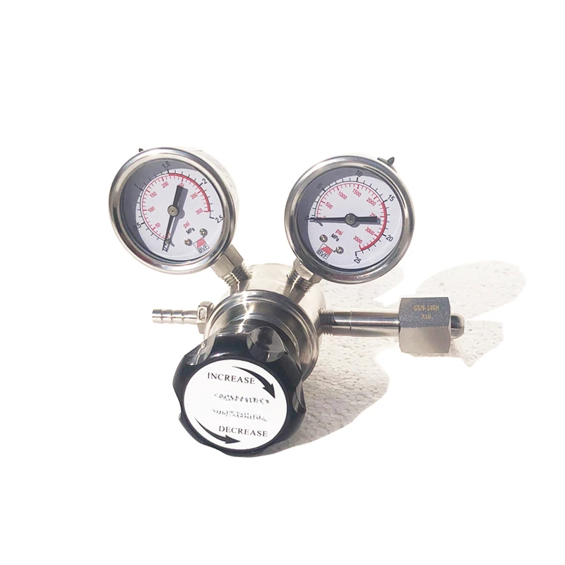 Stainless Steel Medium and High Pressure Regulator, Pressure Control Range 0-3000psi (207bar)