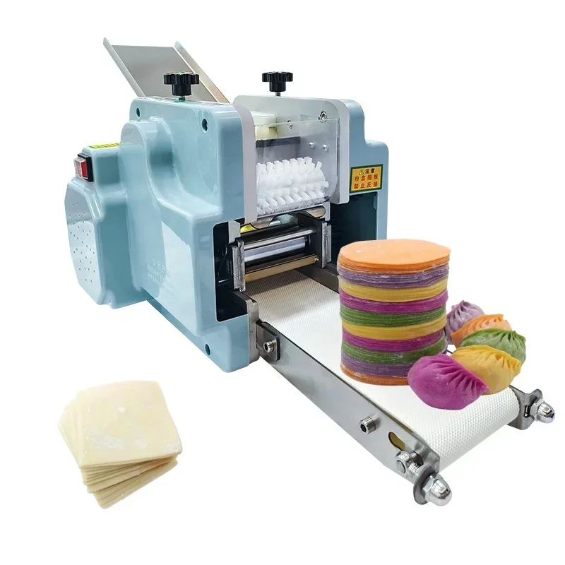 Grain Product Automatic Papad Momo Empanada Samosa Wonton Dumpling Maker Skin Wrapper Making Machine Price