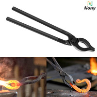 NONY 0004930-300 Blacksmiths' Tong Hand-madeTool for Blacksmith Beginner, Farriers, and Knife Maker (1.1Lbs,11.6in)