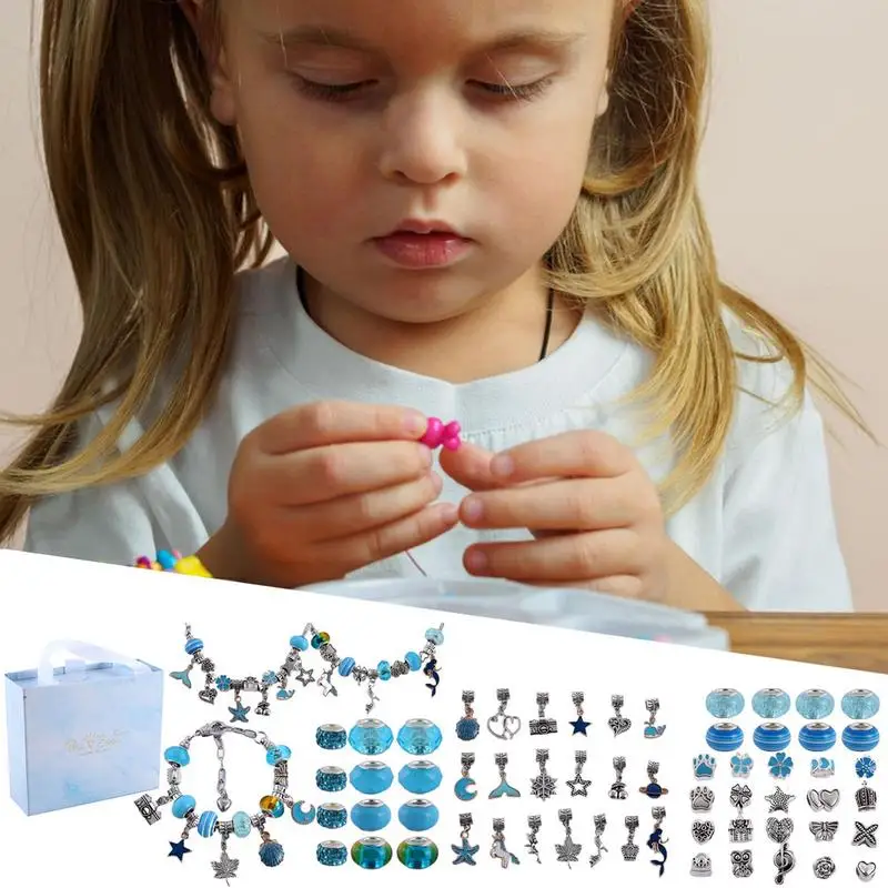 Girls Jewelry Making Kit Colorful Jewelry Bracelet String Maker Kit Bead Making Kit Versatile Jewelry Beading Kit Kids Jewelry