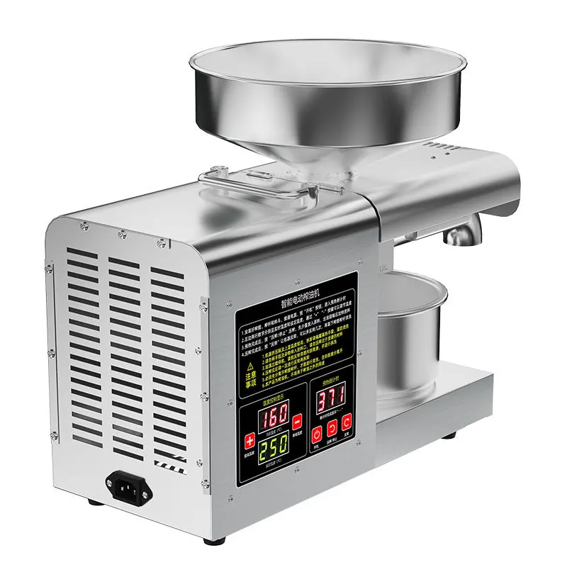 Beijamei t3 imprensa de óleo automática comercial casa extrator de óleo frio expulsor presser linhaça girassol fabricante de óleo de amendoim
