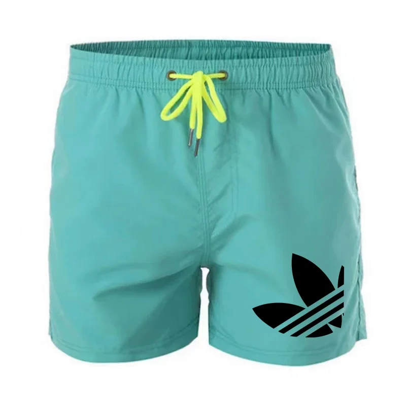 Pantalones cortos informales para hombre, Shorts cómodos, holgados, a la moda, para playa y natación, verano 2024