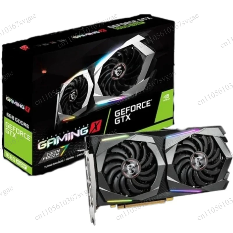 Used MSI GTX SUPER GAMING X GPU, GDDR6 Memory 192Bit PCI-E 3.0×16 8Pin Desktop Discrete Graphics Card