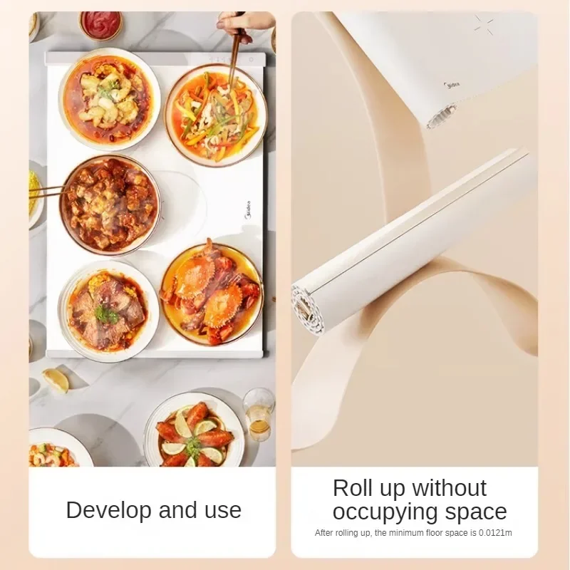 Roll Up At Will Warme Schotels Board Opvouwbare Hete Plaat Isolatieplaat Home Food Warmer Keukenapparatuur Aquecedor Calentador