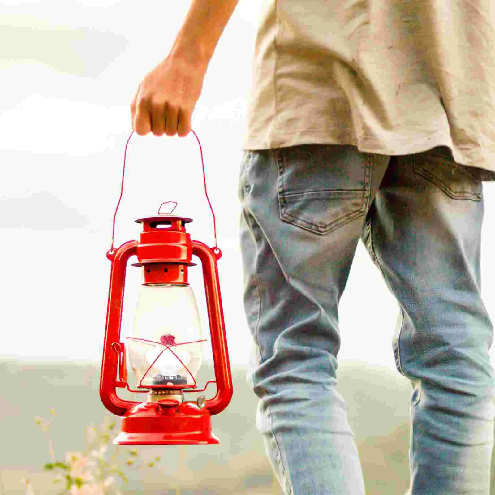 10 Pcs Light Yarn Mesh Lantern Mantles Lamp Gas for Outdoor Wick Cover Propane Tent Camping