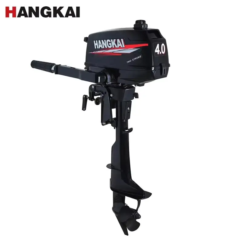 

New Arrival Hangkai Portable Marine 2 Stroke 4HP Short Shaft Outboard Boat Motors Marine Engine CE Certification Full Warranty