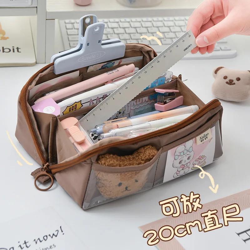 10 layer super large capacity pencil case for female elementary school students junior high school girls stationery pencil case